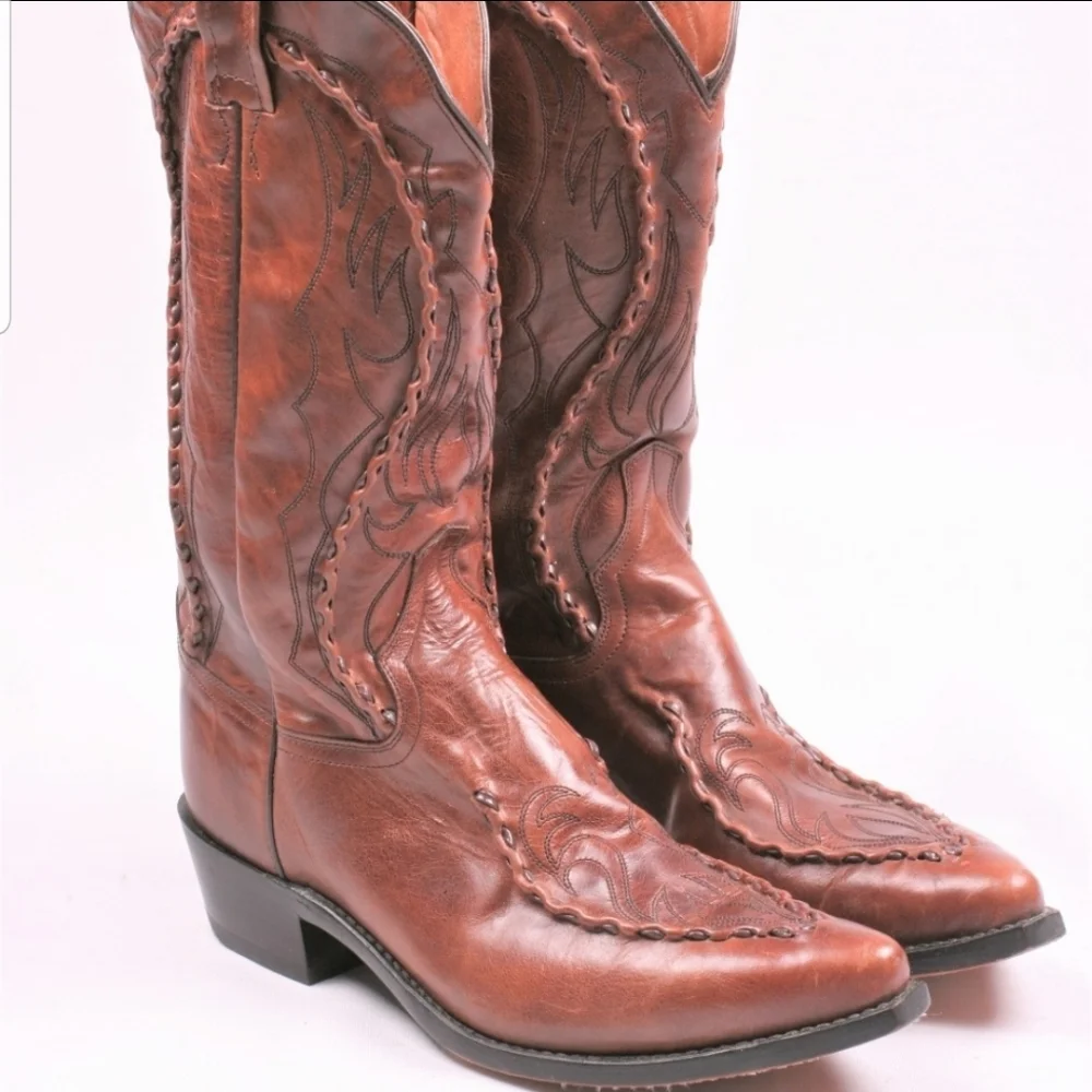 Mens cowboy boots - Picture 4 of 6